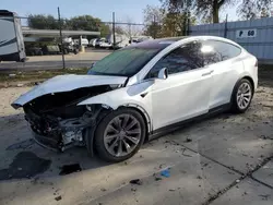 Salvage cars for sale at Sacramento, CA auction: 2017 Tesla Model X