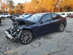 Salvage cars for sale at Austell, GA auction: 2017 BMW 320 I