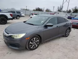 Salvage cars for sale at Oklahoma City, OK auction: 2016 Honda Civic EX