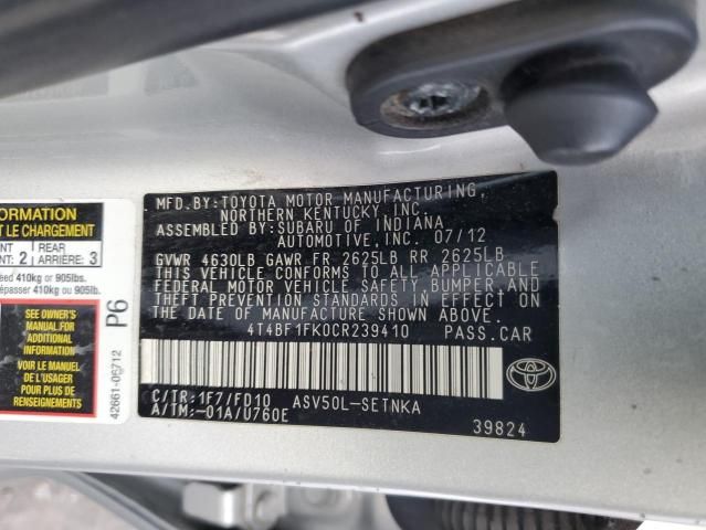 2012 Toyota Camry Base