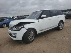 Salvage cars for sale at Houston, TX auction: 2016 Land Rover Range Rover HSE