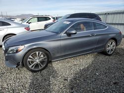 Salvage cars for sale at Reno, NV auction: 2017 Mercedes-Benz C300