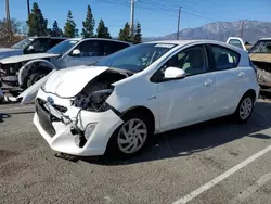 Salvage cars for sale at Rancho Cucamonga, CA auction: 2015 Toyota Prius C