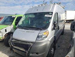 Dodge Promaster 2500 2500 High salvage cars for sale: 2021 Dodge RAM Promaster 2500 2500 High