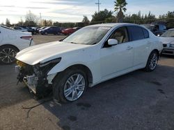 Salvage cars for sale at San Martin, CA auction: 2007 Infiniti G35