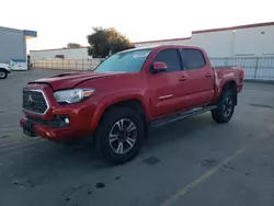 Salvage cars for sale at Hayward, CA auction: 2018 Toyota Tacoma Double Cab