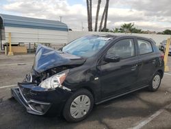 Mitsubishi salvage cars for sale: 2019 Mitsubishi Mirage ES