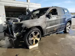 Salvage cars for sale at West Palm Beach, FL auction: 2014 Jeep Grand Cherokee Overland