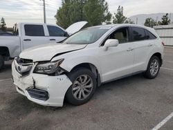 Salvage cars for sale at Rancho Cucamonga, CA auction: 2016 Acura RDX Technology