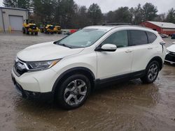 Salvage cars for sale from Copart Mendon, MA: 2018 Honda CR-V EX