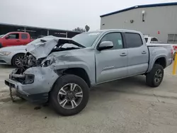 Salvage cars for sale at Fresno, CA auction: 2018 Toyota Tacoma Double Cab