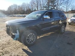 Salvage cars for sale at North Billerica, MA auction: 2016 Jeep Grand Cherokee Limited