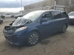 Salvage cars for sale at Fredericksburg, VA auction: 2019 Toyota Sienna LE