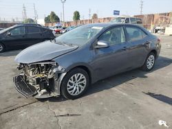 Toyota Corolla salvage cars for sale: 2019 Toyota Corolla L