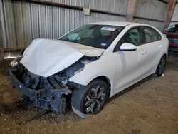 Salvage cars for sale at Houston, TX auction: 2021 KIA Forte FE