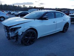 Salvage cars for sale from Copart Windham, ME: 2017 Nissan Maxima 3.5S