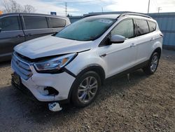 Salvage cars for sale at Chicago Heights, IL auction: 2018 Ford Escape SE