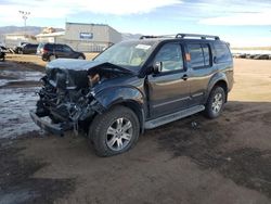 Salvage cars for sale at Colorado Springs, CO auction: 2010 Nissan Pathfinder S