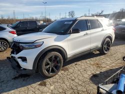 Salvage cars for sale from Copart Bridgeton, MO: 2021 Ford Explorer ST