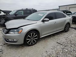 Salvage cars for sale at auction: 2013 Volkswagen Passat SEL