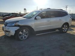 Salvage cars for sale at Chicago Heights, IL auction: 2015 Chevrolet Traverse LTZ