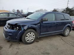 Salvage cars for sale at auction: 2019 Dodge Journey SE