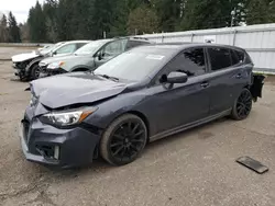 Subaru Impreza salvage cars for sale: 2017 Subaru Impreza Sport