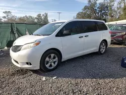 Salvage cars for sale at Riverview, FL auction: 2017 Toyota Sienna