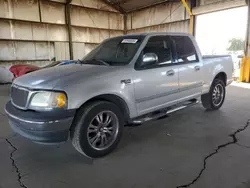 Ford salvage cars for sale: 2001 Ford F150 Supercrew