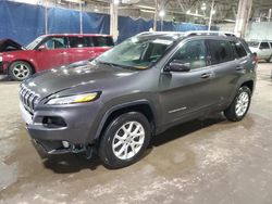 Salvage cars for sale at Woodhaven, MI auction: 2015 Jeep Cherokee Latitude