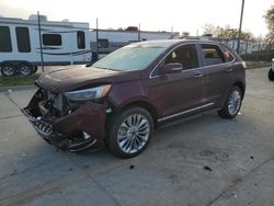 Salvage cars for sale at Sacramento, CA auction: 2020 Ford Edge Titanium