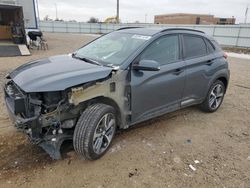 Salvage cars for sale at Bismarck, ND auction: 2019 Hyundai Kona Limited