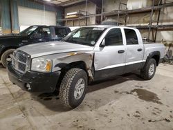 Salvage cars for sale at Eldridge, IA auction: 2007 Dodge Dakota Quad SLT