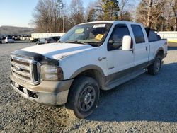 Salvage cars for sale at Concord, NC auction: 2005 Ford F250 Super Duty