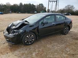 Salvage cars for sale at China Grove, NC auction: 2013 Honda Civic EXL