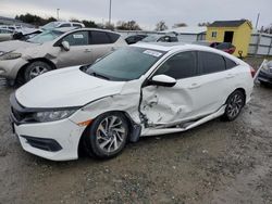 Salvage cars for sale at Sacramento, CA auction: 2016 Honda Civic EX