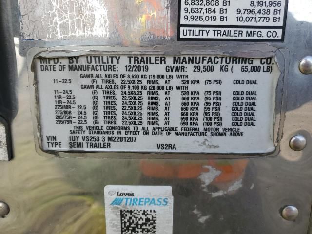 2021 Utility Refrigerated Van Trailer