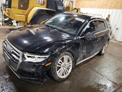 Salvage cars for sale at Anchorage, AK auction: 2018 Audi Q5 Premium Plus