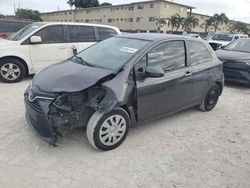 Vehiculos salvage en venta de Copart Opa Locka, FL: 2017 Toyota Yaris L