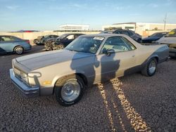 Salvage cars for sale at Phoenix, AZ auction: 1983 Chevrolet EL Camino