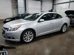 Chevrolet salvage cars for sale: 2015 Chevrolet Malibu LTZ