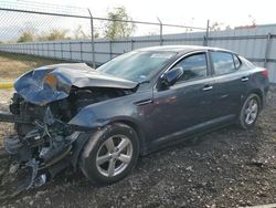 KIA Vehiculos salvage en venta: 2015 KIA Optima LX