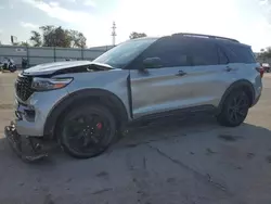 Salvage cars for sale at Orlando, FL auction: 2020 Ford Explorer ST