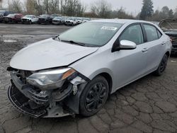 Salvage cars for sale at Portland, OR auction: 2016 Toyota Corolla L