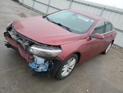 Chevrolet Malibu salvage cars for sale: 2018 Chevrolet Malibu LT