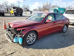 Infiniti salvage cars for sale: 2015 Infiniti Q50 Base