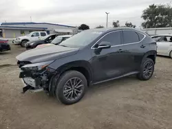 Salvage cars for sale at San Diego, CA auction: 2025 Lexus NX 350H Base