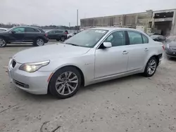 Salvage cars for sale at Fredericksburg, VA auction: 2010 BMW 535 I