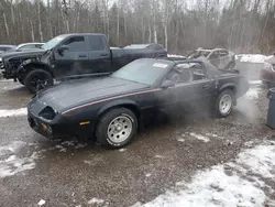 Salvage cars for sale at auction: 1985 Chevrolet Camaro