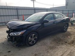 Nissan salvage cars for sale: 2021 Nissan Sentra SV